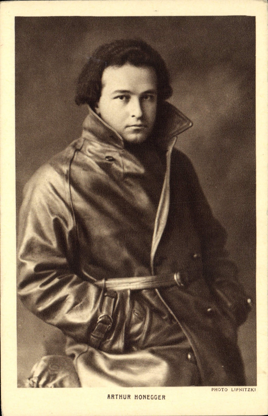 CPA Avion Aviation Aviateur Arthur Honegger