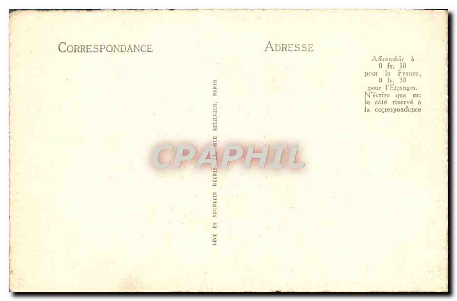 CPA Roi De France Henri III — Verso