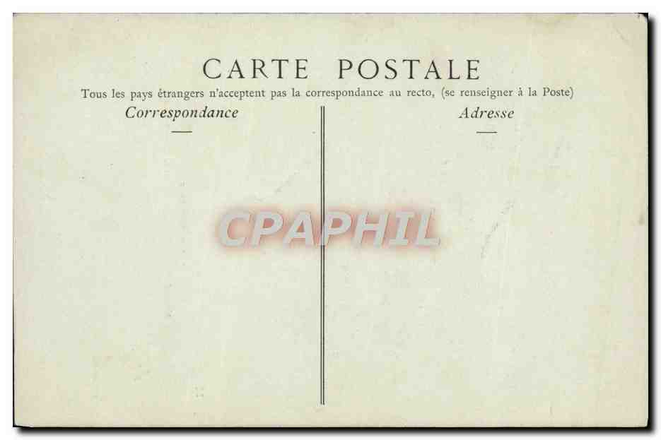 CPA Josephine Martinique Napoleon 1er — Verso