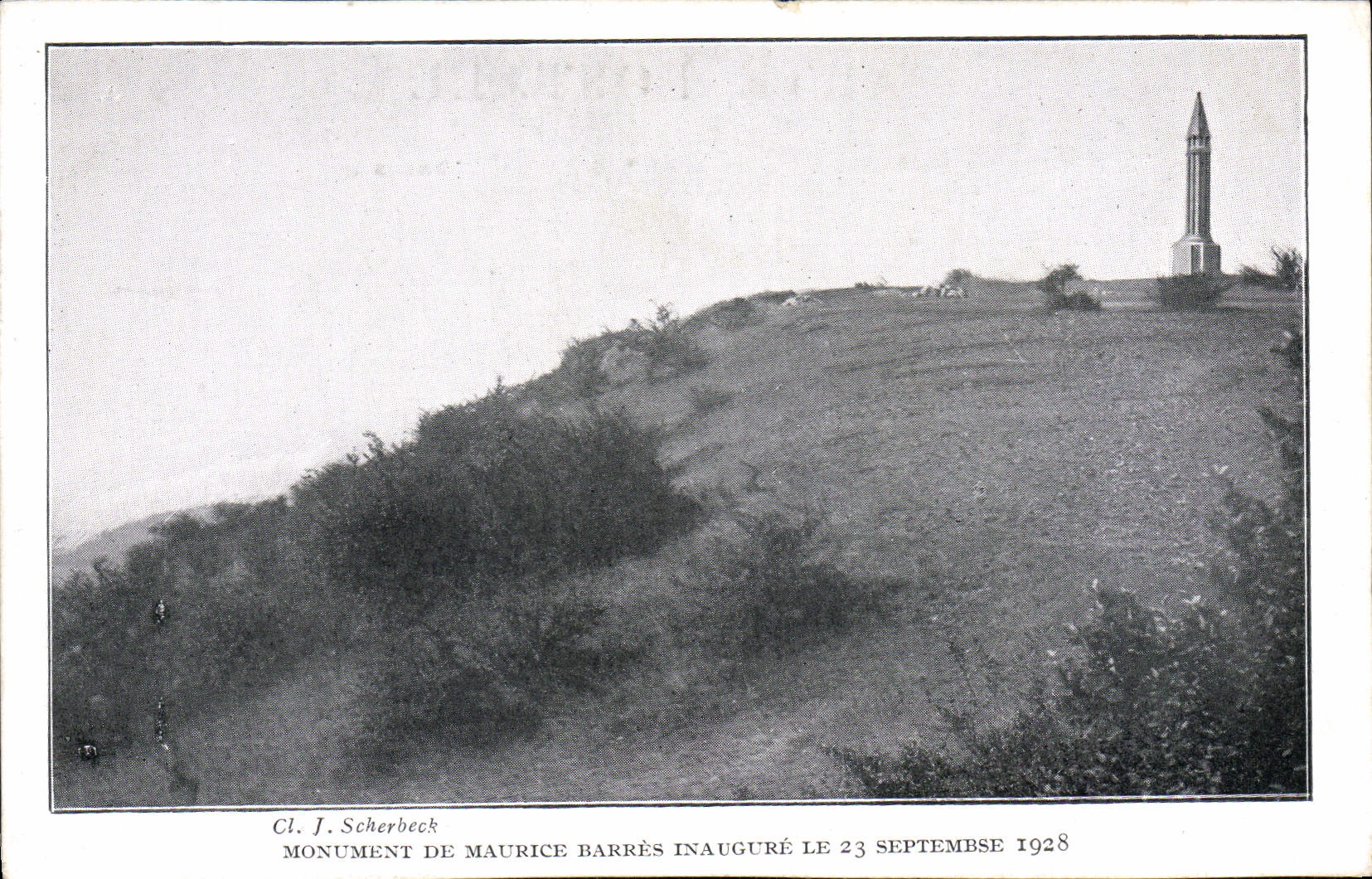 CPA Monument De Maurice Barres Inaugure Le 23 septembre 1928