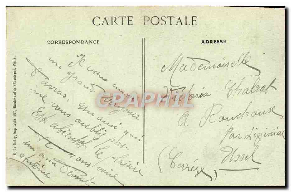 Arras — Le Belfroi et l'Hôtel de Ville au 15 Décembre 1915 — E. Ruff — Rückseite