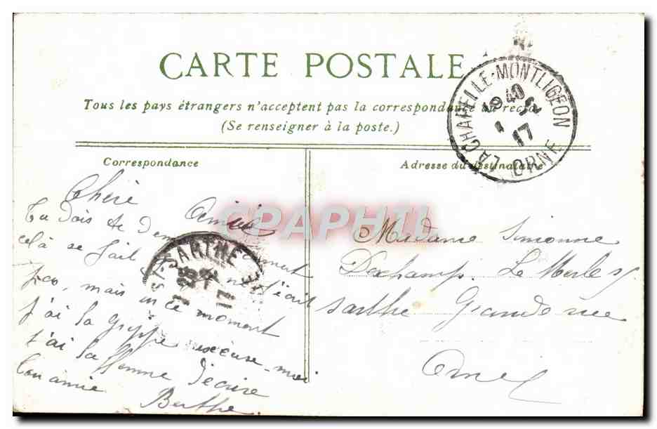 CPA Paris Plage Boulevard De La Mer — Rückseite