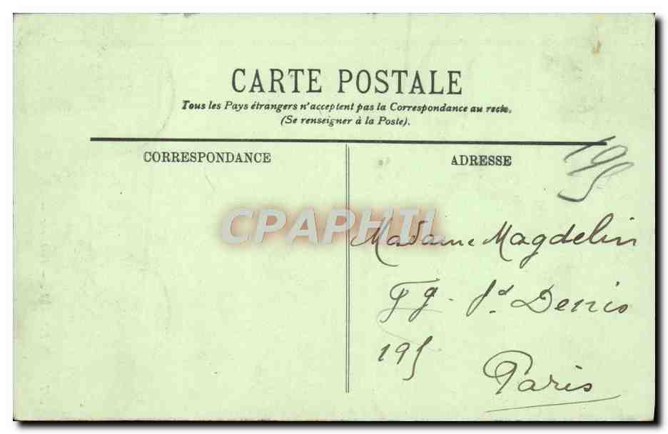 CPA Le Portel Porteloise Folklore — Rückseite