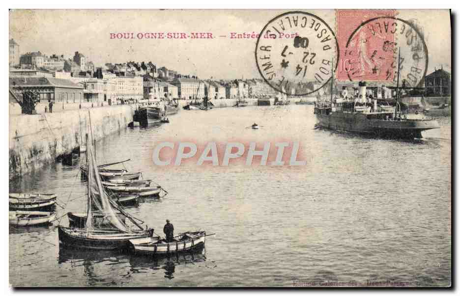 Boulogne-sur-Mer — Entrée du Port — Édition Galerie des Deux-Ponts