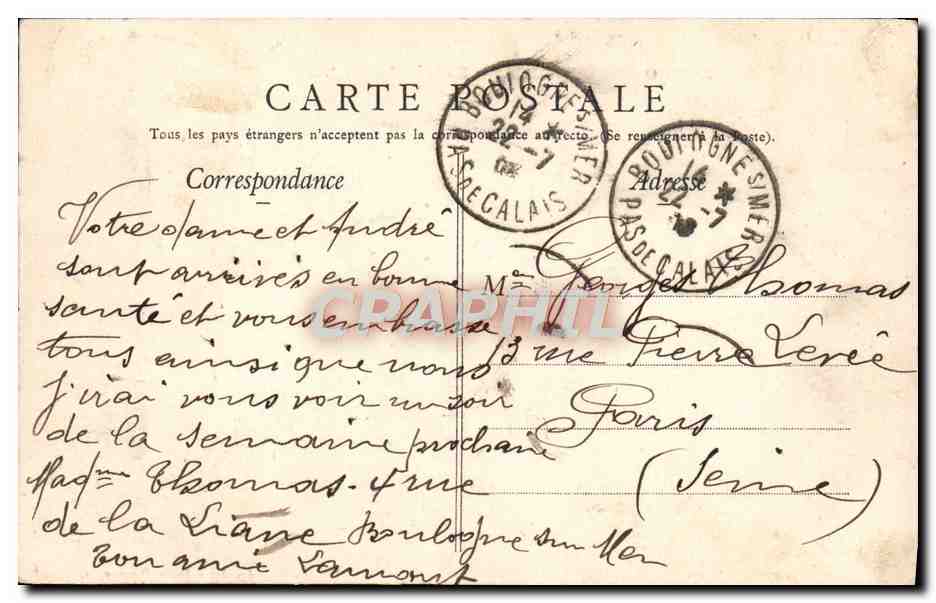 Boulogne-sur-Mer — Entrée du Port — Édition Galerie des Deux-Ponts — Reverso