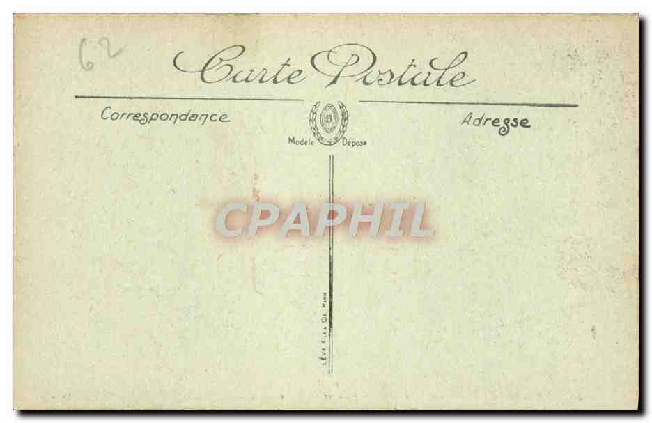 CPA Saint Omer Tombeau De Monseigneur De Croy — Rückseite