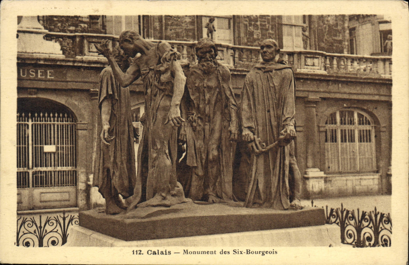 Calais — Monument des Six-Bourgeois — Édition J. Bonneau