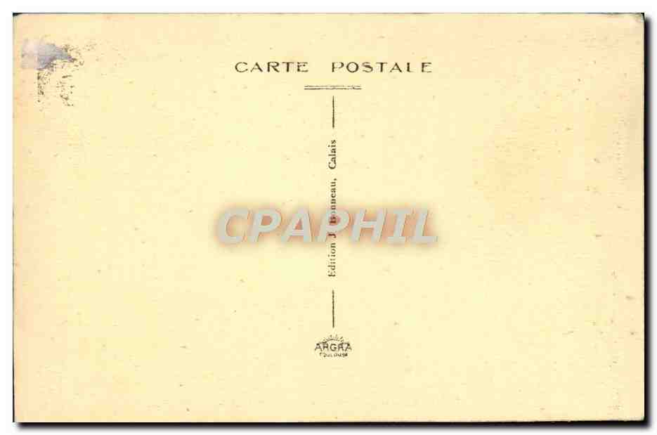 Calais — Monument des Six-Bourgeois — Édition J. Bonneau — Reverso