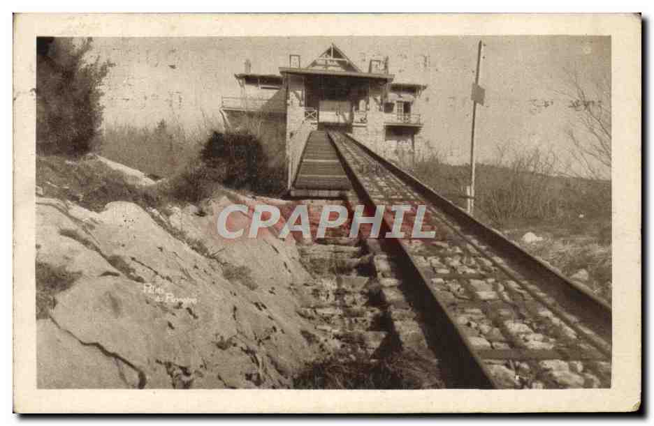 CPA Lourdes Gare superieure du Funiculaire
