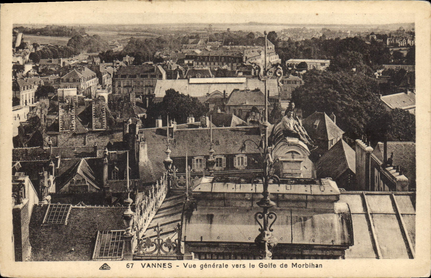 CPA Vannes Vue Generale Vers Le Golfe De Morbihan