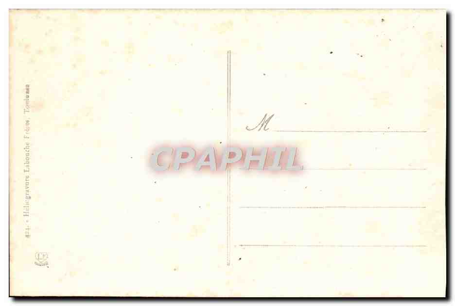 Vallée et chapelle de Héas — Fond de Troumouze et Munia — Héliegravure Labouche Frères, Tomeuse — Achterkant