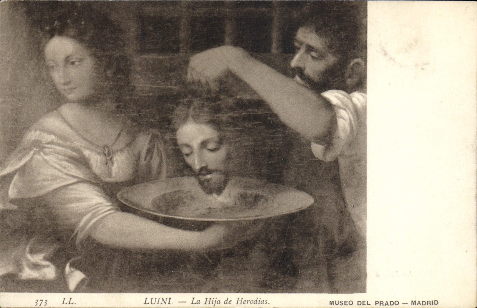 CPA Luini La Hija De Herodias Prado Madrid