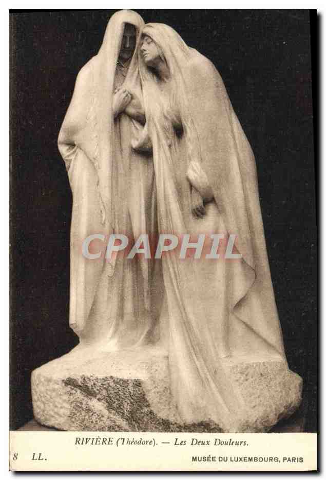 Les Deux Douleurs — Sculpture de Théodore Rivière — Musée du Luxembourg, Paris