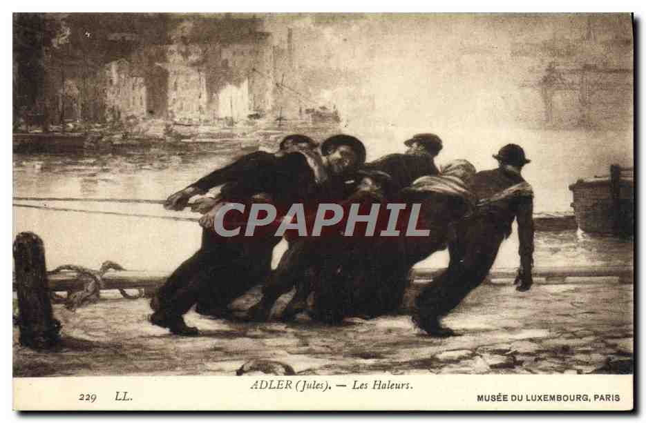 CPA Adler Les Haleurs Musee du Luxembourg Paris