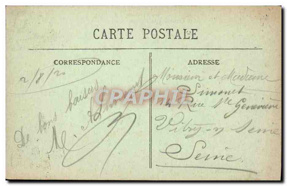 CPA Les Pyrenees Lourdes La Basilique — Verso