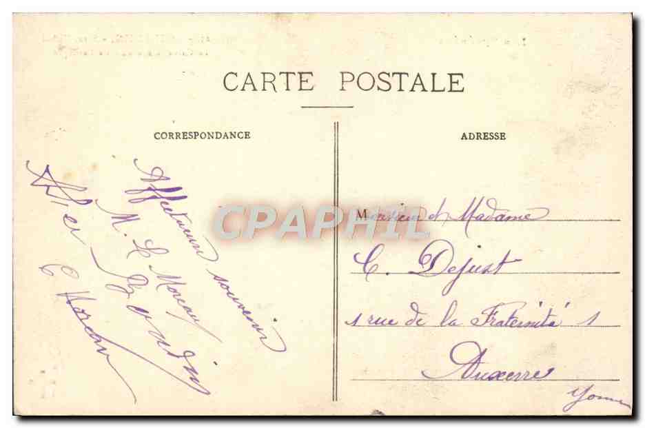 CPA Les Purenees Lourdes Saint Michel Le Calvaire Breton — Verso