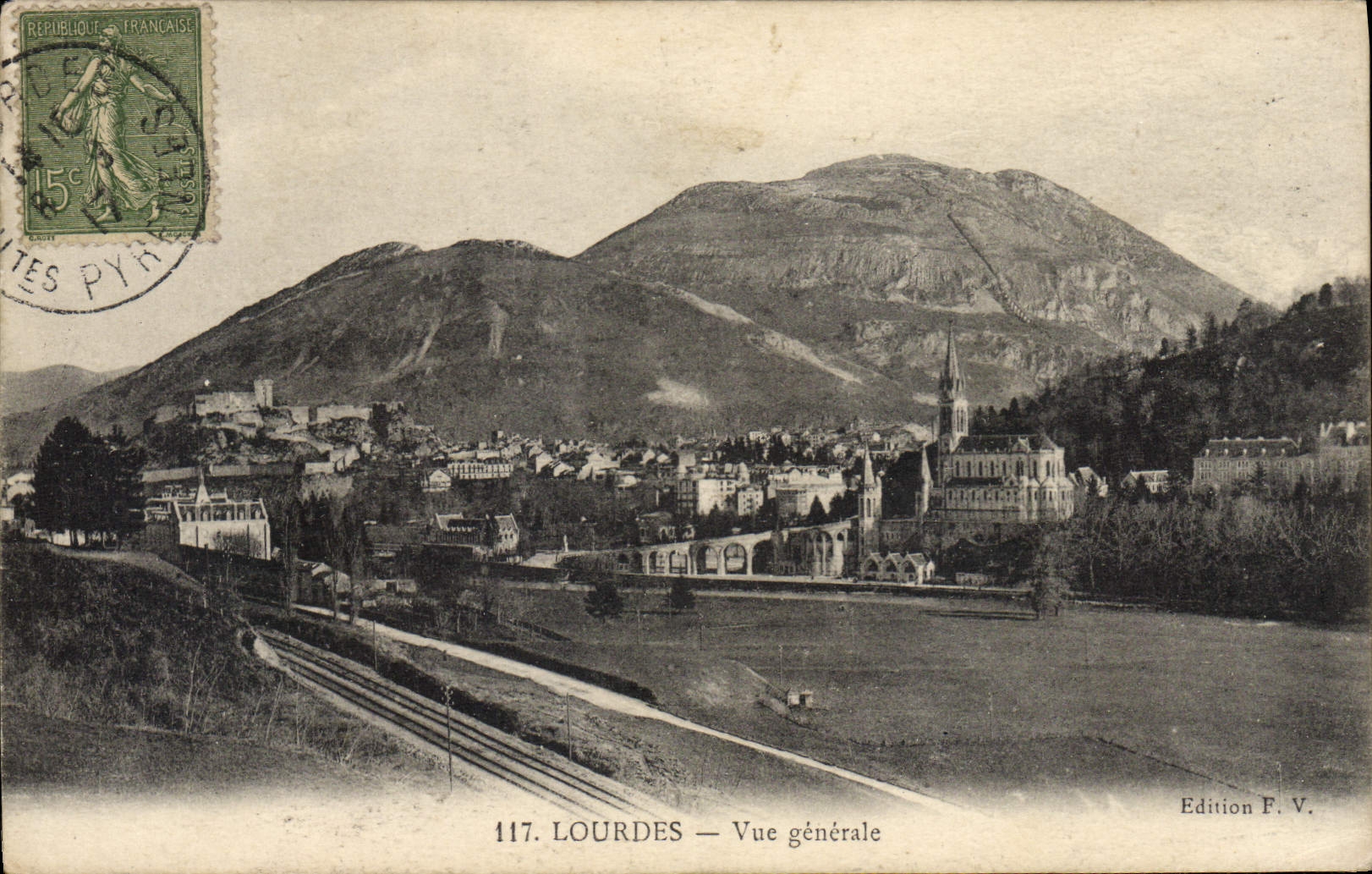 CPA Lourdes Vue Generale