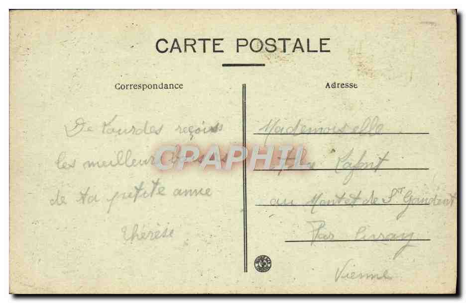 CPA Lourdes Vue Generale — Back