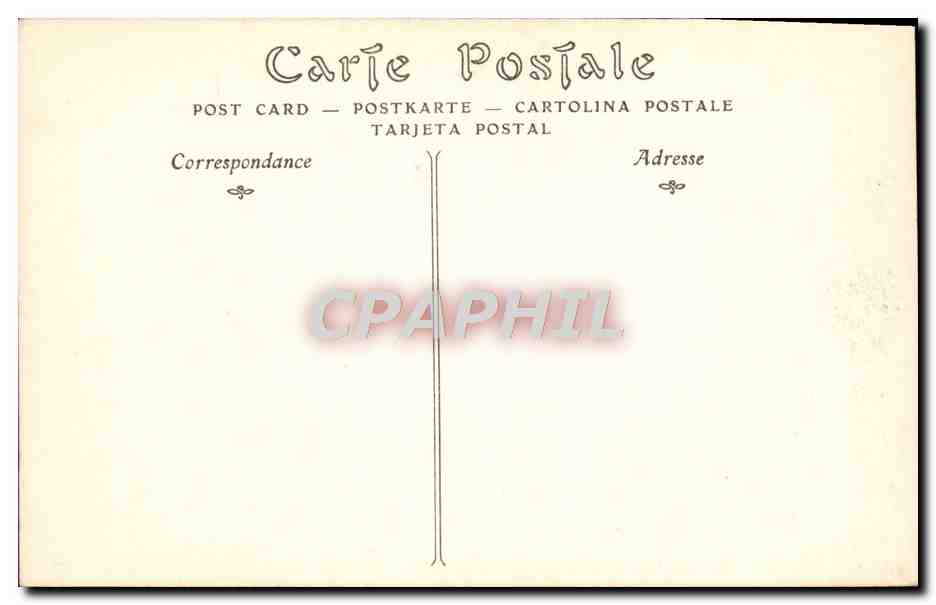 CPA Paris Chevet du Pantheon Detaille Vers la Gloire — Verso