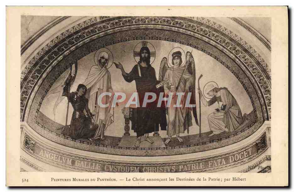 CPA Pantheon Le Christ annoncant les destinees de la patrie par Hebert