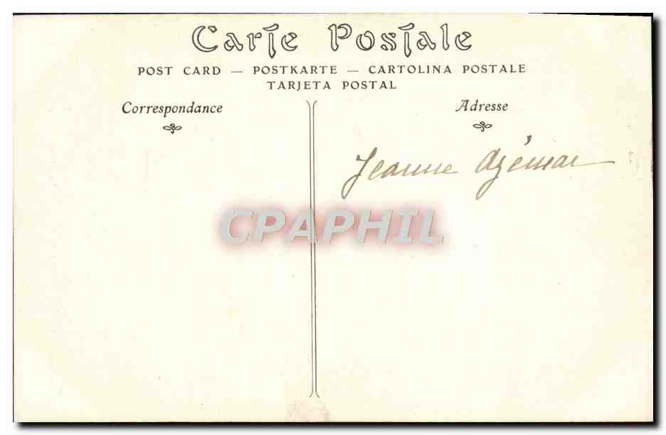 CPA Coupole du Pantheon La Gloire par le Baron Gerard — Rückseite