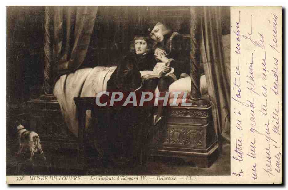 CPA Musee du Louvre Les enfants d'Edouard IV Delaroche 