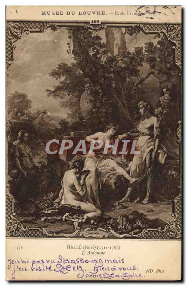 CPA Musee du Louvre Paris Halle L'automne