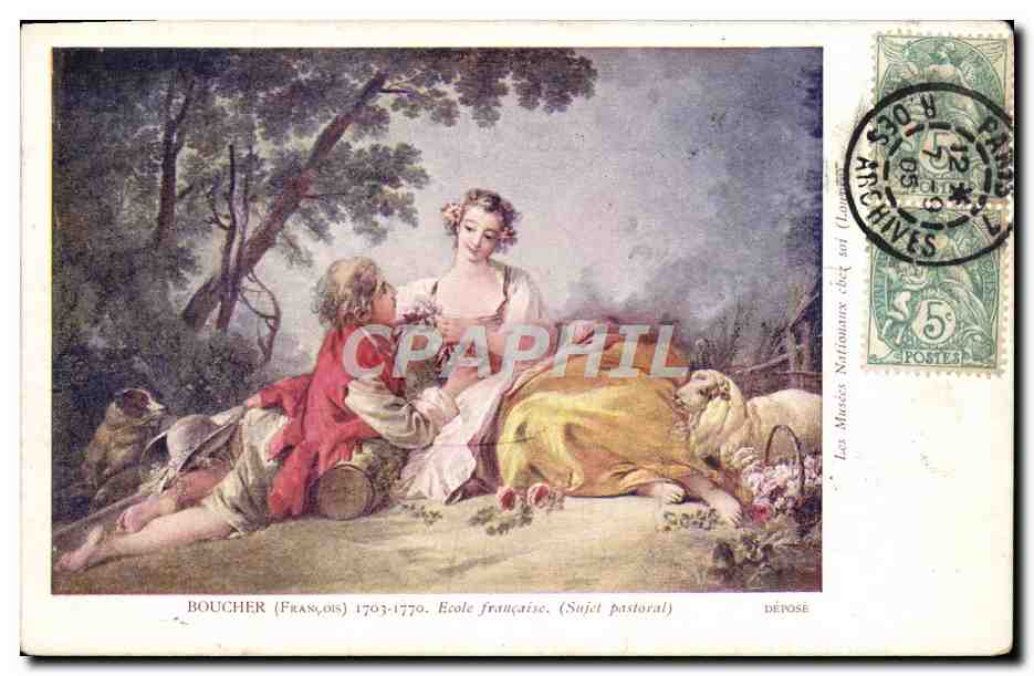 CPA Boucher Sujet pastoral