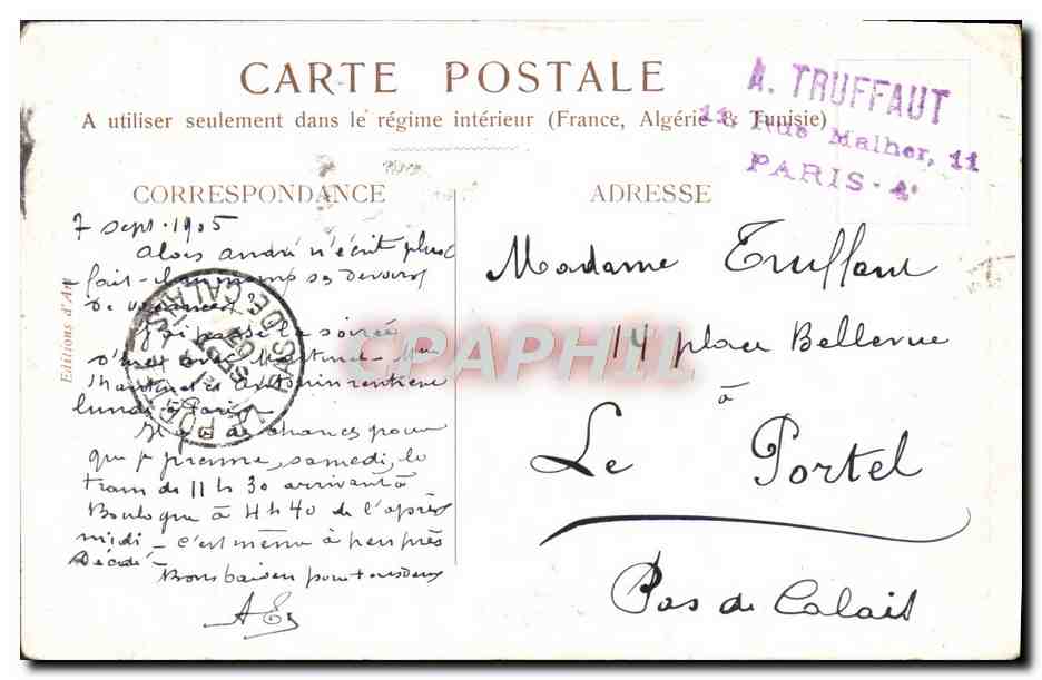 CPA Boucher Sujet pastoral — Rückseite