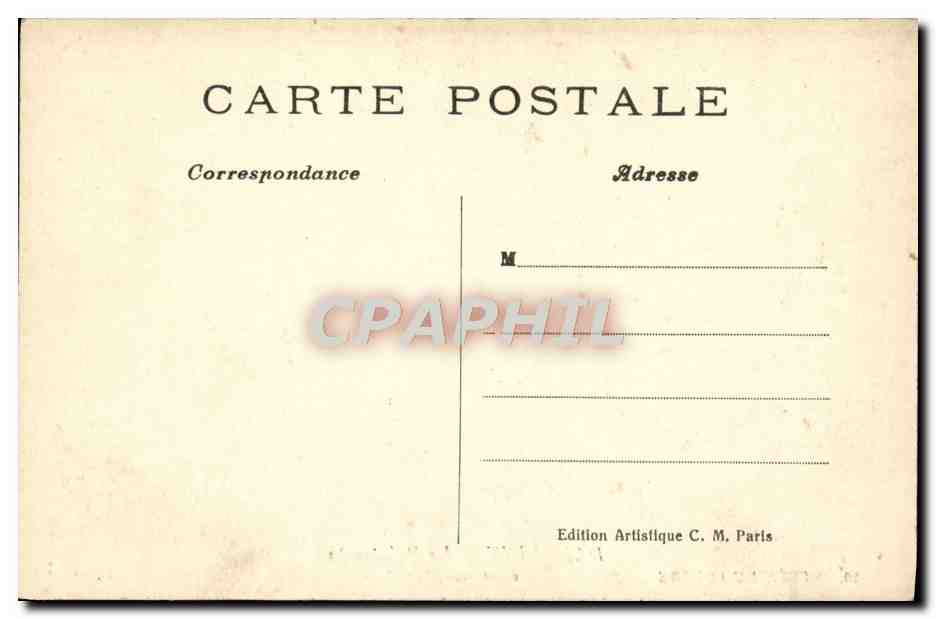 CPA Daubigny Le printemps Musee du Louvre Paris  — Back