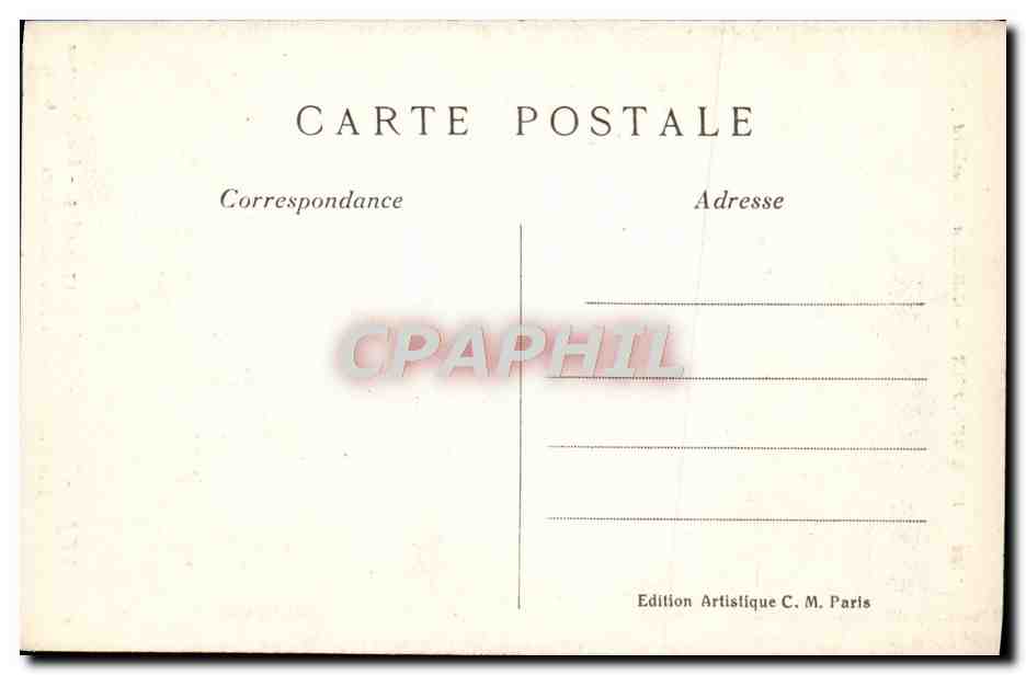 CPA Musee du Louvre Paris Corot Les chevriers des Iles Barromees Chevre — Verso