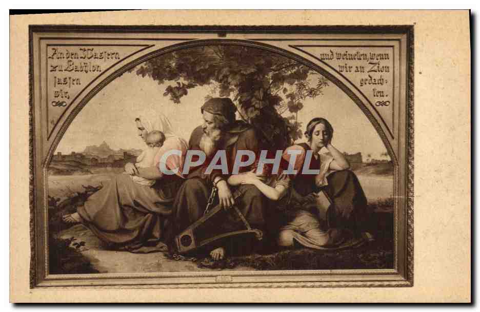 CPA Ed Bendemann Die Trauernden Juden Juif Judaica