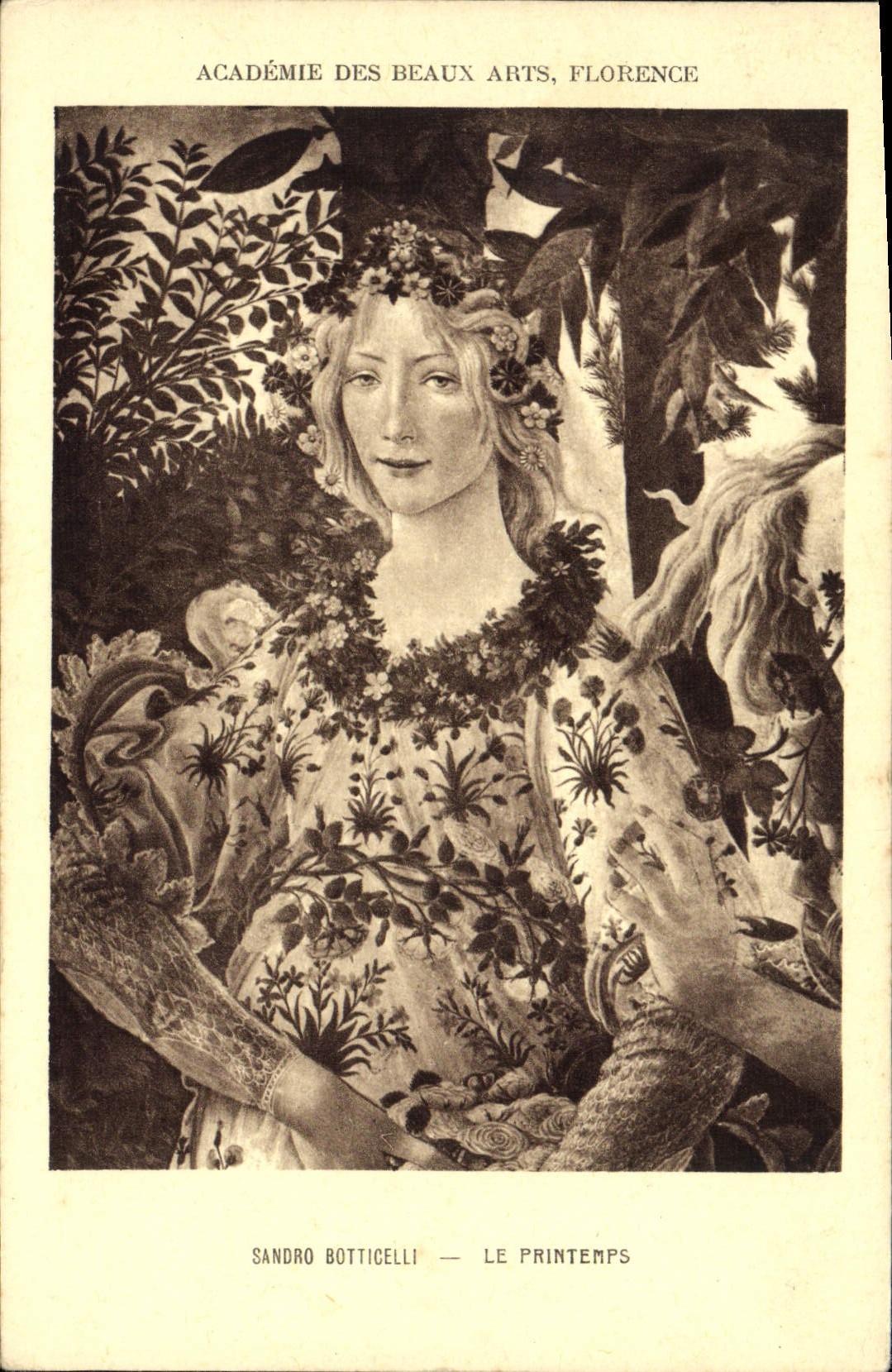 CPA Florence Sasndro Botticelli Le Printemps
