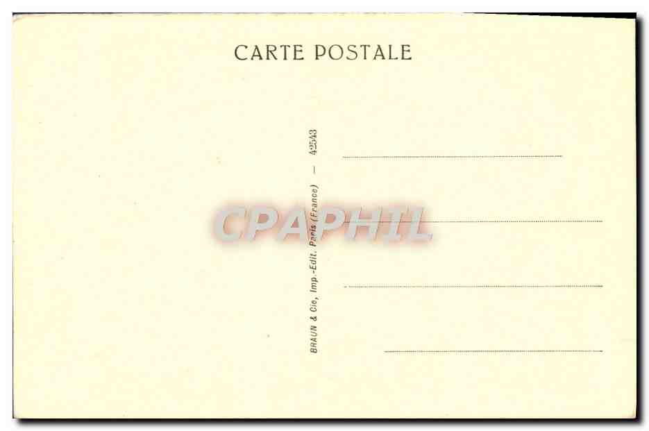 CPA Florence Sasndro Botticelli Le Printemps — Rückseite