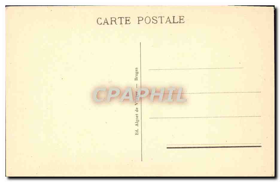 CPA Bruges Hopital Saint Jean Arrivee de Sainte Ursule a Rome Chasse de Sainte Ursule  — Verso
