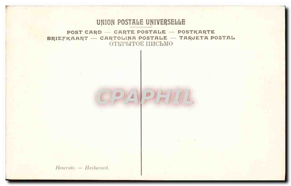 CPA Musee Du Luxembourg Bastien Lepage Les foins — Verso