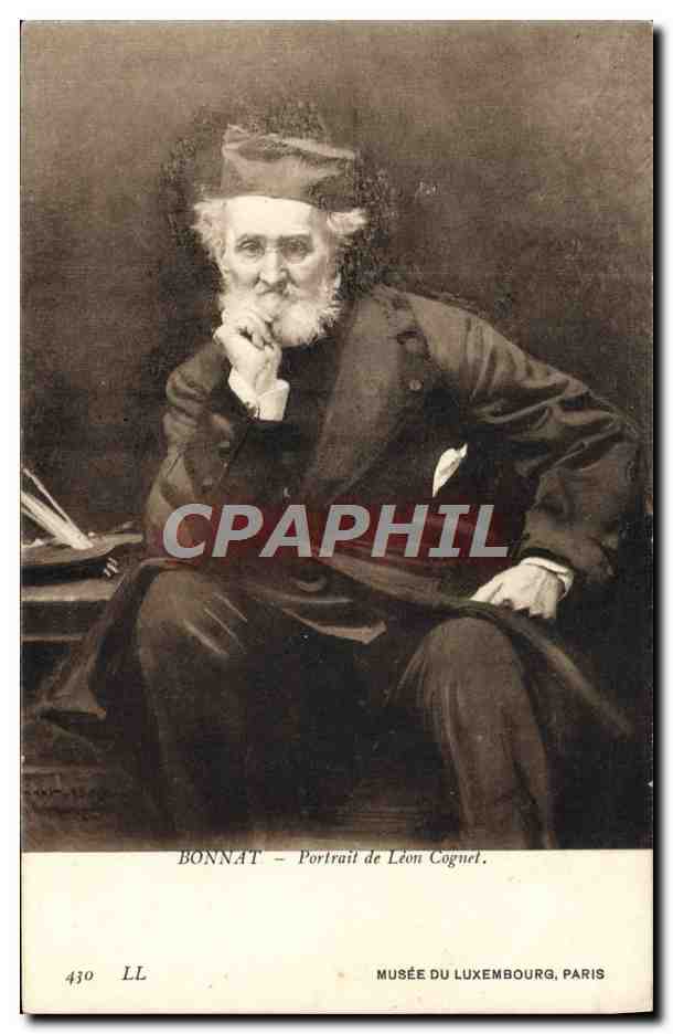 CPA Paris Musee du Luxembourg Bonnat Portrait de Leon Cognet
