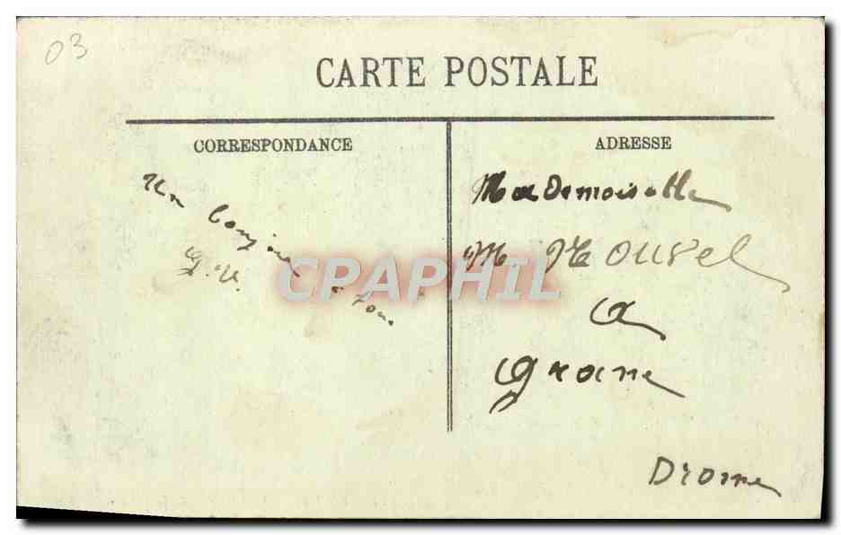 CPA Vichy L'Hotel des Ambassadeurs — Verso
