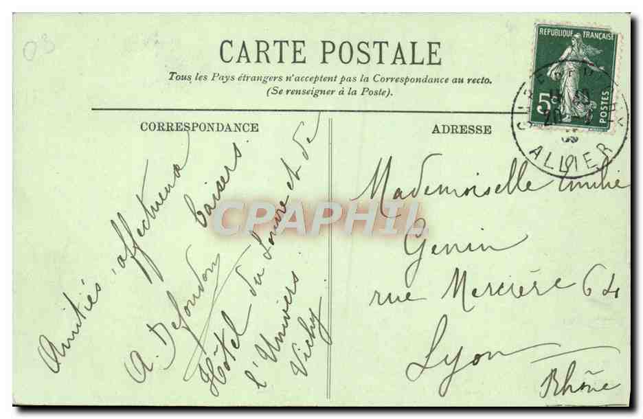 Vichy — La Source Lardy — L'Hydrothérapie — LL. — N° 242 — Rückseite