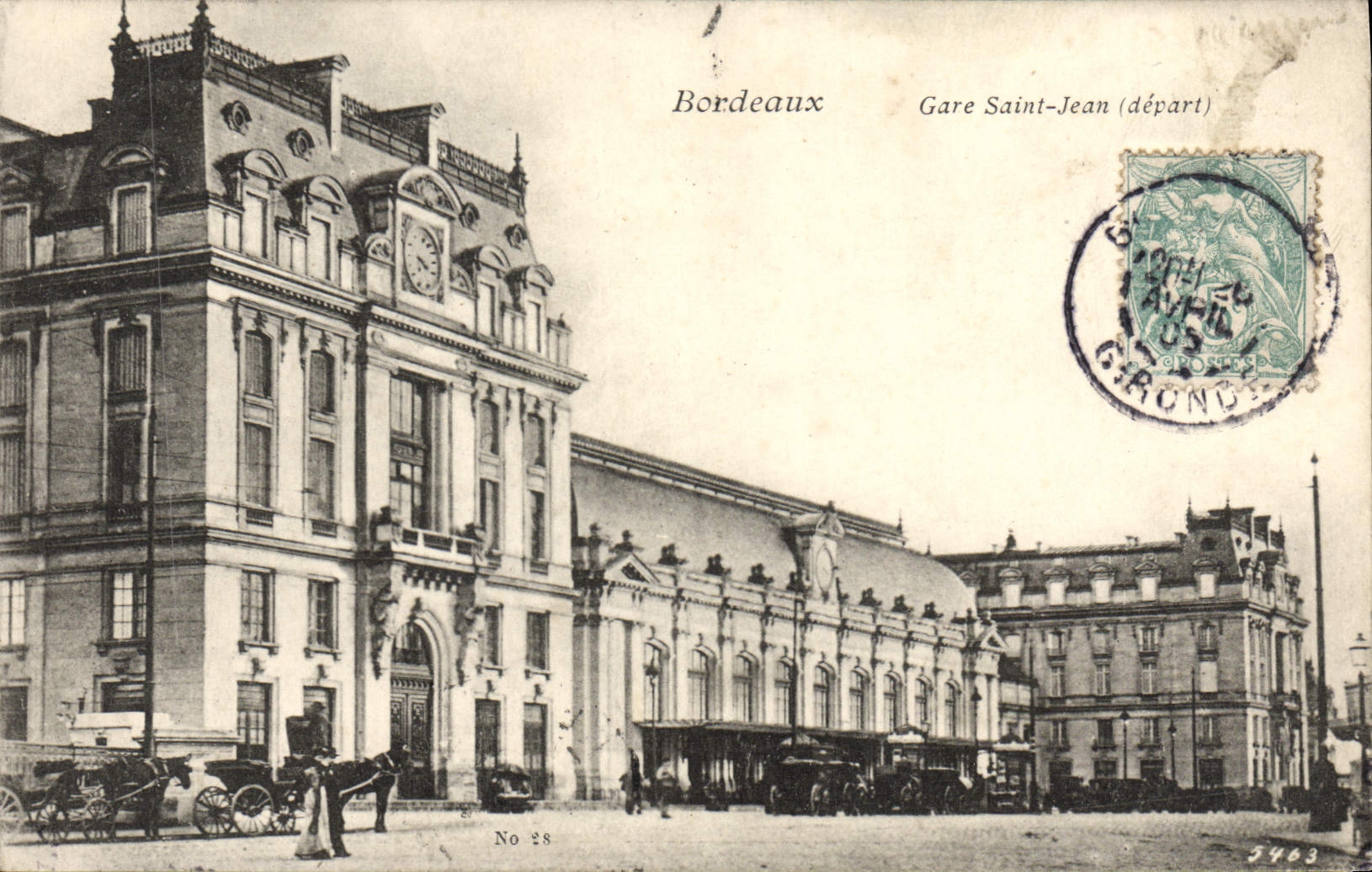 Bordeaux — Gare Saint-Jean (départ) — No 28