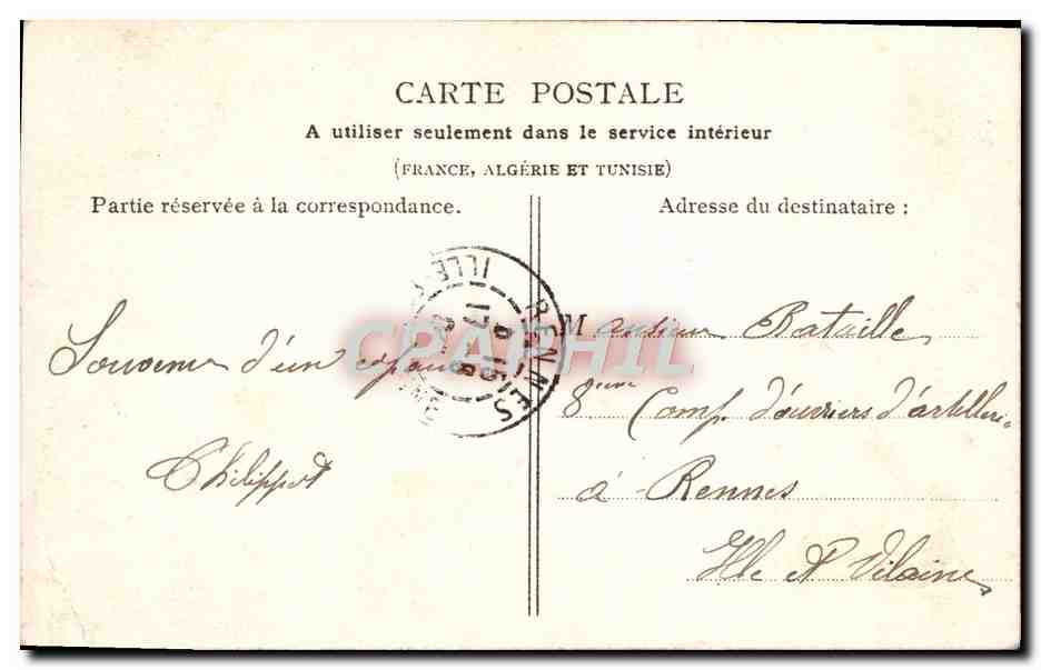 CPA Verdun La Mairie Les Canons d'honneur de 1870 Militaria — Rückseite