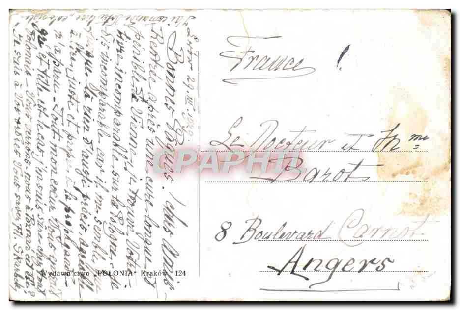 CPA Wesolego Alleluja Setkowicz  — Verso