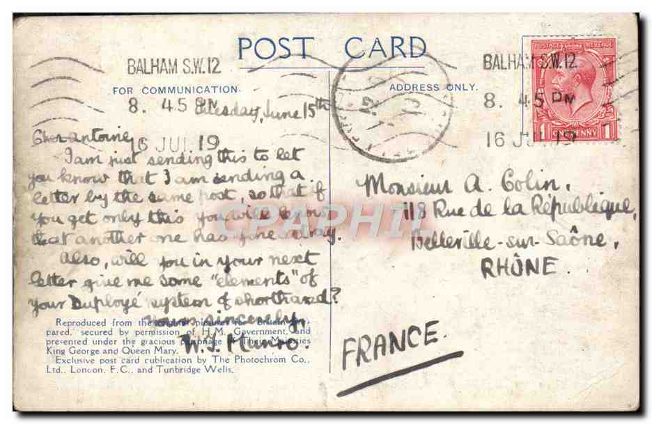 CPA Broadside Salvoes — Verso