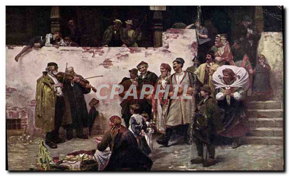 CPA Wodzinowski Krakow Chanson populaire