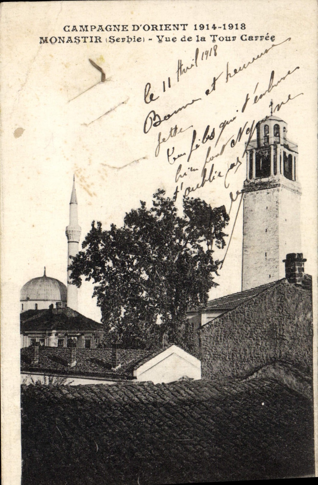 CPA Campagne D'Orient Monastir Vue De La Tour Carree