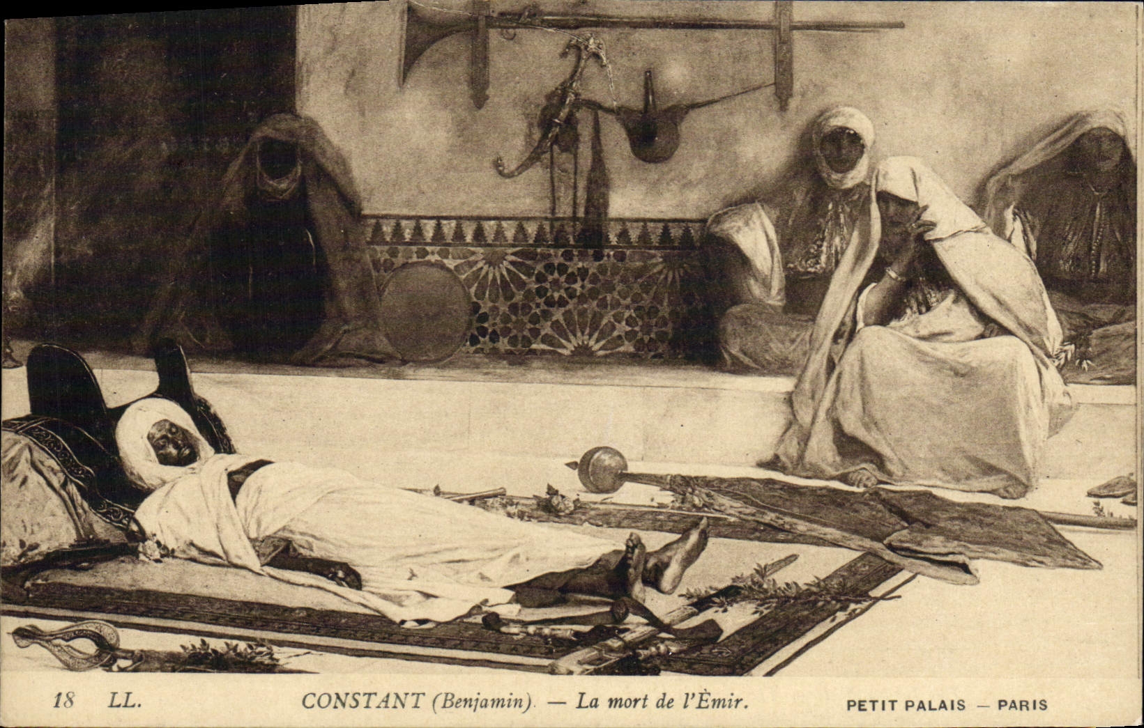 CPA Constant La mort de l'emir Petit Palais Paris