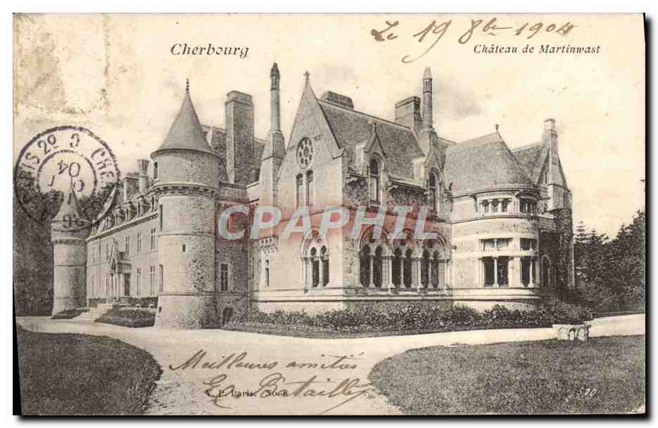 CPA Cherbourg Chateau de Martinwast