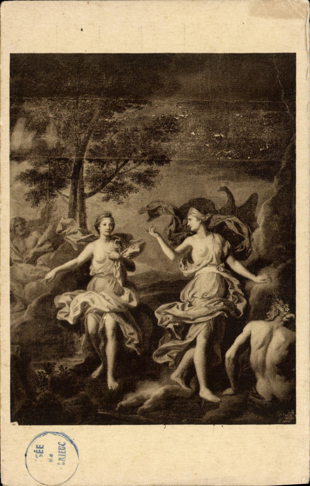 Junion et la Nymphe Io — œuvre de Verdier (François) 1650-1720 — éditeur inconnu