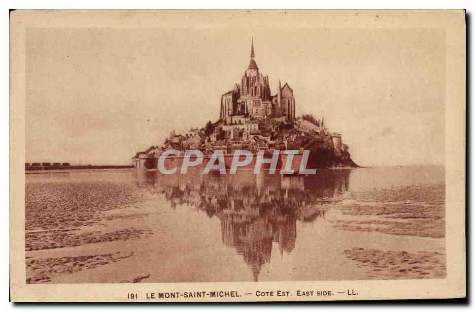 CPA Le Mont Saint Michel Cote Est