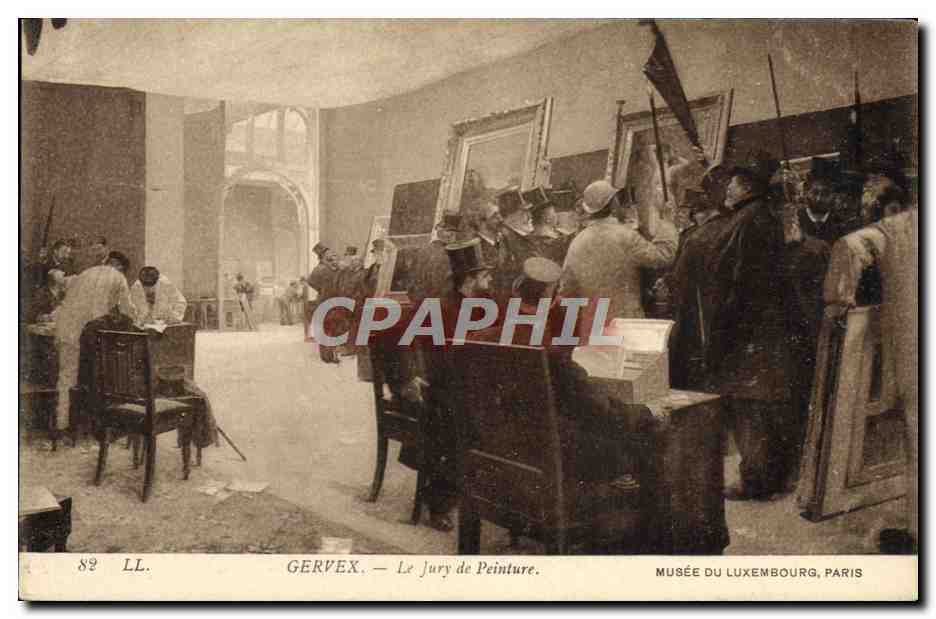 CPA Gervex Le Jury de Peinture Paris Musee du Luxembourg